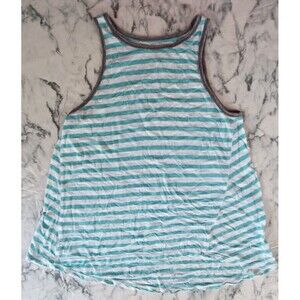 Aeropostale  Striped Tank Top‎ XS Juniors Racerback  Loungewear Basic Coastal